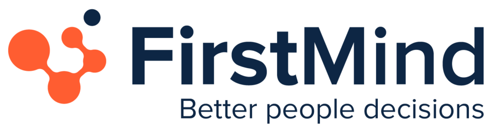 FirstMind logo and slogan better people decisions